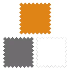 Bacati - 3 Layer Ruffled Crib/Toddler Bed Skirt - White/Orange/Gray -Nursery Nest Deals Store GUEST 66fa1c60 dc3c 4aee a8f8 8b3018c91e87