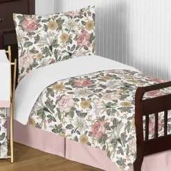Toddler Bedding Collection Vintage Floral Pink/Green - Sweet Jojo Designs -Nursery Nest Deals Store GUEST 6989a82e 4552 4e8e 894f 2c988827e9de