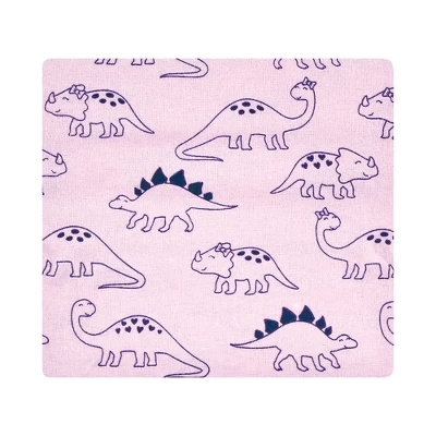 Hudson Baby Infant Girl Cotton Flannel Receiving Blankets, CuteASaurus, One Size 5 Hudson Baby Infant Girl Cotton Flannel Receiving Blankets, CuteASaurus, One Size - Image 5