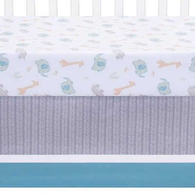 Sammy & Lou Safari Baby Crib Bedding Set - 4pc 3 Sammy & Lou Safari Baby Crib Bedding Set - 4pc - Image 3