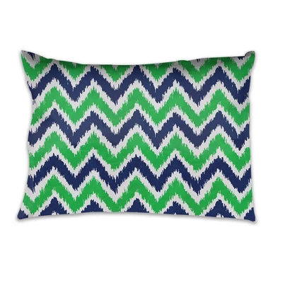 Bacati - MixNMatch Navy Green Chevron Dots 3 Pc Toddler Sheet Set 3 Bacati - MixNMatch Navy Green Chevron Dots 3 Pc Toddler Sheet Set - Image 3