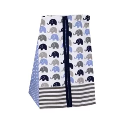 Bacati - Elephants Blue/Navy/Gray 4 Pc Crib Bedding Set With Diaper Caddy 13 Bacati - Elephants Blue/Navy/Gray 4 Pc Crib Bedding Set With Diaper Caddy -Nursery Nest Deals Store GUEST 6dfd24a7 e15f 4996 908c 887bca4b9b59