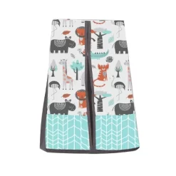 Bacati - Jungle Safari Aqua Orange Gray 10 Pc Crib Bedding Set With Long Rail Guard Cover -Nursery Nest Deals Store GUEST 7137b73b 708a 482a 86da 950c3d90a2c6 1