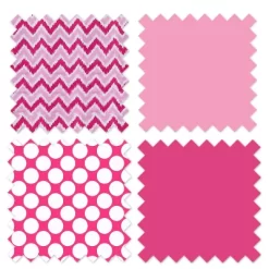 Bacati - MixNMatch Pink Chevron Dots 3 Pc Toddler Sheet Set -Nursery Nest Deals Store GUEST 72c22c0f ee05 4aee a19a f602fe9a6246