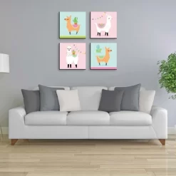 Big Dot Of Happiness Whole Llama Fun - Kids Room, Nursery Decor And Home Decor - 11 X 11 Inches Nursery Wall Art - Set Of 4 Prints For Baby's Room -Nursery Nest Deals Store GUEST 7360140a 123d 4e2b bab3 c9603e5eb4f3