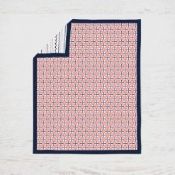 Bacati - Olivia Coral Navy 10 Pc Crib Bedding Set With Long Rail Guard Cover -Nursery Nest Deals Store GUEST 74bc68dd 19c1 4b9a 93d9 c13eed3b501f