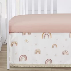 Sweet Jojo Designs Girl Baby Crib Bedding Set - Boho Rainbow Collection 4pc -Nursery Nest Deals Store GUEST 76fbad69 691e 49b0 8fd7 d2784d334293