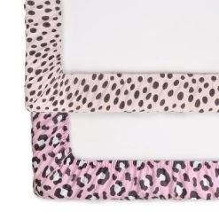 The Peanutshell Fitted Playard Sheets For Baby Girls' - Pink Cheetah Animal Print - 2pk -Nursery Nest Deals Store GUEST 7b510bca d3bf 4be3 a1ce cd6b7c01b874