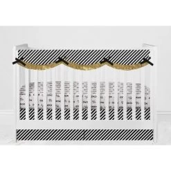 Bacati - Love Aztec Print Black Gold 10 Pc Crib Bedding Set With Long Rail Guard Cover 16 Bacati - Love Aztec Print Black Gold 10 Pc Crib Bedding Set With Long Rail Guard Cover -Nursery Nest Deals Store GUEST 7db50a37 87c2 47dc b5df 3f4c695ab5a4