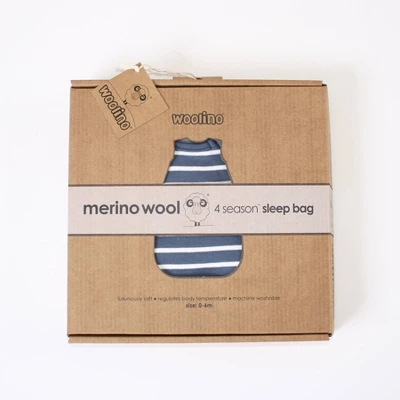 Woolino 4 Season Basic Baby Swaddle Wrap, Merino Wool, Navy Blue, 6-18 Months 6 Woolino 4 Season Basic Baby Swaddle Wrap, Merino Wool, Navy Blue, 6-18 Months - Image 6