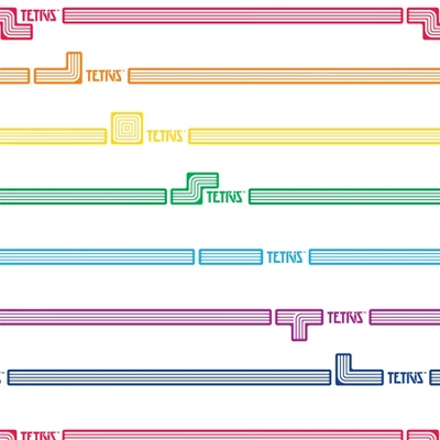 Tetris For Kanga Care Serene Swaddles - Premium Viscose From Bamboo Muslin Reversible Swaddle Blankets (2pk) : Tetrimino Block Party Multi-color 2 Tetris For Kanga Care Serene Swaddles - Premium Viscose From Bamboo Muslin Reversible Swaddle Blankets (2pk) : Tetrimino Block Party Multi-color - Image 2