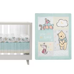 Bedtime Originals Winnie The Pooh Hugs Crib Bedding Set - 3pc
