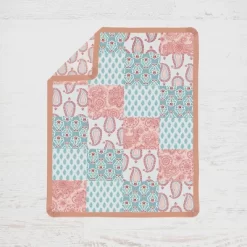 Bacati - Paisley Sophia Coral Aqua 10 Pc Crib Bedding Set With 2 Crib Fitted Sheets -Nursery Nest Deals Store GUEST 88c7f516 59a3 4f3b 8b21 a5681d88aed7 1