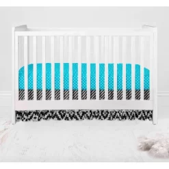 Bacati - Love Aztec Print Black Turquoise 3 Pc Crib Bedding Set 8 Bacati - Love Aztec Print Black Turquoise 3 Pc Crib Bedding Set -Nursery Nest Deals Store GUEST 8d03976c 156e 46d5 8c29 0f6f4c7bf7ee