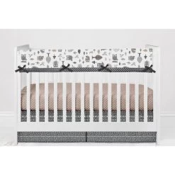 Bacati - Owls In The Woods Beige/Gray 10 Pc Crib Bedding Set With Long Rail Guard Cover 15 Bacati - Owls In The Woods Beige/Gray 10 Pc Crib Bedding Set With Long Rail Guard Cover -Nursery Nest Deals Store GUEST 8db40268 4627 46d5 ade6 47386b4ee8f5