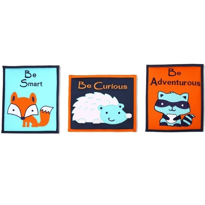 Bacati - Aztec Print Liam Aqua Orange Navy 10 Pc Crib Bedding Set With Long Rail Guard Cover 10 Bacati - Aztec Print Liam Aqua Orange Navy 10 Pc Crib Bedding Set With Long Rail Guard Cover - Image 10