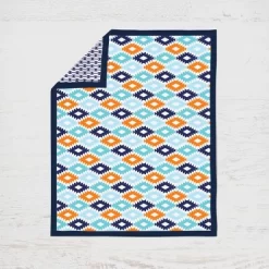 Bacati - Aztec Print Liam Aqua Orange Navy 10 Pc Crib Bedding Set With Long Rail Guard Cover 12 Bacati - Aztec Print Liam Aqua Orange Navy 10 Pc Crib Bedding Set With Long Rail Guard Cover -Nursery Nest Deals Store GUEST 9045537c 8162 422f 9917 092cf19158e9