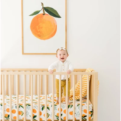 Clementine Kids Fitted Crib Sheet 2 Clementine Kids Fitted Crib Sheet - Image 2