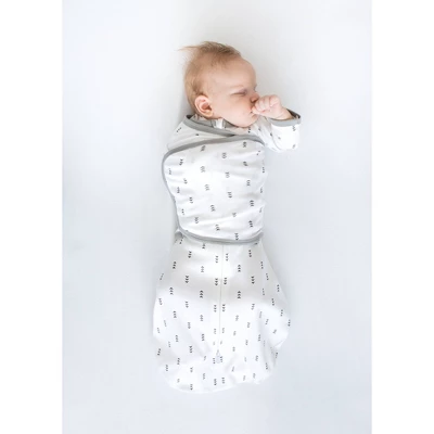 SwaddleDesigns Omni Swaddle Sack Swaddle Wrap - White - S - 0-3 Months 5 SwaddleDesigns Omni Swaddle Sack Swaddle Wrap - White - S - 0-3 Months - Image 5