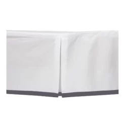 Bacati - MixNMatch Gray Band Crib/Toddler Ruffles/skirt 5 Bacati - MixNMatch Gray Band Crib/Toddler Ruffles/skirt -Nursery Nest Deals Store GUEST 9e77aae7 2aba 4ac4 ad27 a9afd23f574e