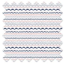 Bacati - Olivia Coral Navy 4 Pc Toddler Bedding Set -Nursery Nest Deals Store GUEST 9f06fb81 3d66 49c9 85e6 1a2ac950c2ef