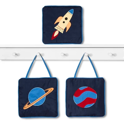 Sweet Jojo Designs Space Galaxy 11pc Crib Bedding Set - Blue 6 Sweet Jojo Designs Space Galaxy 11pc Crib Bedding Set - Blue - Image 6