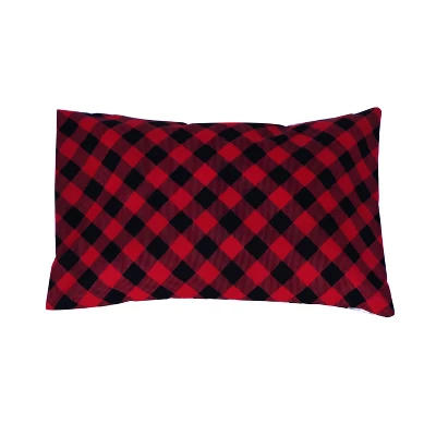 Bacati - Lumberjack Red Black 5 Pc Toddler Bedding Set 7 Bacati - Lumberjack Red Black 5 Pc Toddler Bedding Set - Image 7