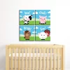Big Dot Of Happiness Farm Animals - Barnyard Kids Home Decor - 11 X 11 Inches Nursery Wall Art - Set Of 4 Prints For Baby's Room