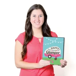 Big Dot Of Happiness Let's Go Glamping - Nursery Wall Art, Kids Room Decor & Camping Home Decorations - Gift Ideas -7.5 X 10 Inches - Set Of 3 Prints -Nursery Nest Deals Store GUEST a82b8485 cc67 49df a7e8 07788d75d887