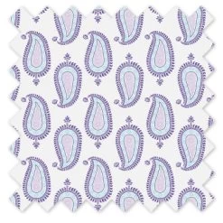 Bacati - Paisley Printed Purple Aqua Teal 100 Percent Cotton Universal Baby US Standard Crib Or Toddler Bed Fitted Sheet -Nursery Nest Deals Store GUEST ab126ca2 7fbb 4aa1 ad03 fbbe35c3919b