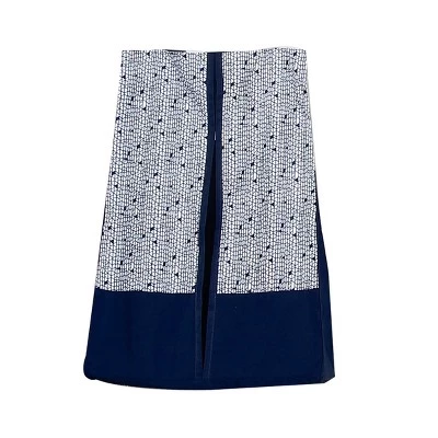 Bacati - Noah Mint Navy 6 Pc Crib Bedding Set With Long Rail Guard Cover 8 Bacati - Noah Mint Navy 6 Pc Crib Bedding Set With Long Rail Guard Cover - Image 8