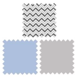 Bacati - Ikat Dots Zebra Blue Grey Boys 3 Pc Crib Set -Nursery Nest Deals Store GUEST add3465c 9ec0 49fb 856e d903cf273acd