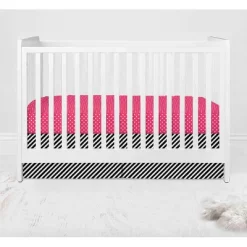 Bacati - Love Black Fuschia 10 Pc Crib Bedding Set With 2 Crib Fitted Sheets -Nursery Nest Deals Store GUEST aea1d22a a67a 44c8 88e1 92cc8e52fad1 1