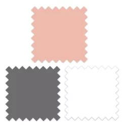 Bacati - 3 Layer Ruffled Crib/Toddler Bed Skirt - White/Coral/Gray -Nursery Nest Deals Store GUEST afb1b87c a863 4447 8889 2448dcfb4bbd