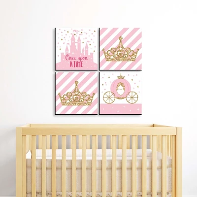 Big Dot Of Happiness Little Princess Crown - Kids Room, Nursery Decor & Home Decor - 11 X 11 Inches Nursery Wall Art - Set Of 4 Prints For Baby's Room 1 Big Dot Of Happiness Little Princess Crown - Kids Room, Nursery Decor & Home Decor - 11 X 11 Inches Nursery Wall Art - Set Of 4 Prints For Baby's Room