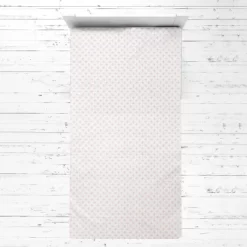 Bacati - Petals Coral Muslin 3 Pc Toddler Bed Sheet Set 100 Percent Cotton