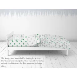 Bacati - Soccerball Green/Gray Muslin 4 Pc Toddler Bedding Set -Nursery Nest Deals Store GUEST b1ce42fe 79c5 4029 8cb5 fafbc80e9c41