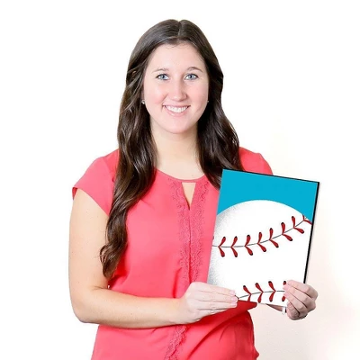 Big Dot Of Happiness Go, Fight, Win - Sports Themed Nursery Wall Art, Kids Room Decor & Game Room Home Décor - 7.5 X 10 Inches - Set Of 3 Prints 4 Big Dot Of Happiness Go, Fight, Win - Sports Themed Nursery Wall Art, Kids Room Decor & Game Room Home Décor - 7.5 X 10 Inches - Set Of 3 Prints - Image 4