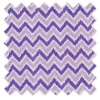 Bacati - MixNMatch Purple Zigzag Crib/Toddler Ruffles/skirt