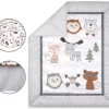 The Peanutshell Woodland Walk Crib Bedding Set, 4pc To 8pc, Grey Animal