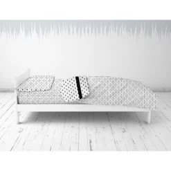 Bacati - Love/Hearts Muslin 4 Pc Toddler Bedding Set, Black -Nursery Nest Deals Store GUEST bb4dd757 7bbd 48fb 8680 9e0d0d9256d9