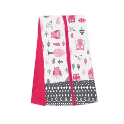 Bacati - Owls In The Woods Pink Fuschia Gray 10 Pc Crib Bedding Set With Long Rail Guard Cover 18 Bacati - Owls In The Woods Pink Fuschia Gray 10 Pc Crib Bedding Set With Long Rail Guard Cover -Nursery Nest Deals Store GUEST bbbf67ca be7d 42c5 b414 704010f18b6b