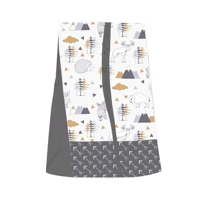 Bacati - Woodlands Forest Animals Beige/Grey 10 Pc Crib Bedding Set With 2 Crib Fitted Sheets 10 Bacati - Woodlands Forest Animals Beige/Grey 10 Pc Crib Bedding Set With 2 Crib Fitted Sheets - Image 10