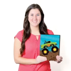 Big Dot Of Happiness Smash And Crash - Monster Truck - Boy Nursery Wall Art And Kids Room Decor - 7.5 X 10 Inches - Set Of 3 Prints -Nursery Nest Deals Store GUEST c09a47df 99df 43f5 95b0 ad8cfefd6195