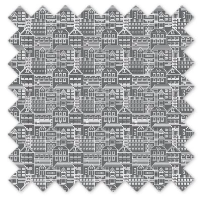 Bacati - Clouds In The City Gray Reverse Cityscape Crib/Toddler Bed Skirt 1 Bacati - Clouds In The City Gray Reverse Cityscape Crib/Toddler Bed Skirt