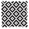Bacati - Love Black/white Diamond Crib/Toddler Bed Skirt