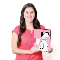 Big Dot Of Happiness Pawty Like A Puppy Girl - Pink Dog Nursery Wall Art And Kids Room Decorations - Gift Ideas - 7.5 X 10 Inches - Set Of 3 Prints -Nursery Nest Deals Store GUEST c72cc59d 97d6 42c2 ac0f 9ac3d80504f8