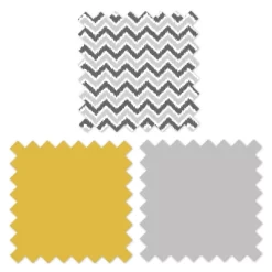 Bacati - Ikat Dots Giraffe Yellow Grey Neutral 4 Pc Crib Set With 2 Muslin Swaddle Blankets -Nursery Nest Deals Store GUEST c861b657 00e6 4379 926a 1de54c7dd235