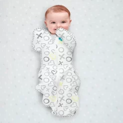 Love To Dream Swaddle UP Silky-Lux Swaddle Wrap - Kisses