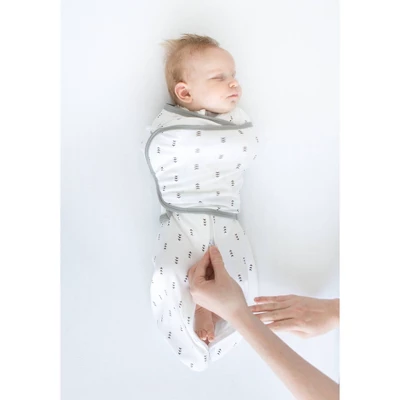 SwaddleDesigns Omni Swaddle Sack Swaddle Wrap - White - S - 0-3 Months 3 SwaddleDesigns Omni Swaddle Sack Swaddle Wrap - White - S - 0-3 Months - Image 3